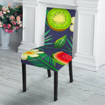 Aloha Tropical Watermelon Pattern Print Dining Chair Slipcover