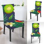 Aloha Tropical Watermelon Pattern Print Dining Chair Slipcover