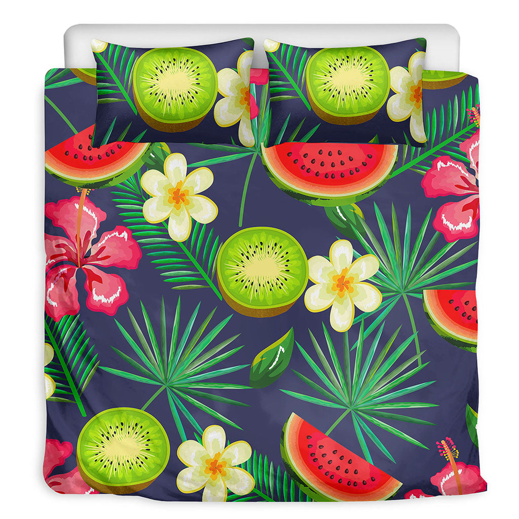 Aloha Tropical Watermelon Pattern Print Duvet Cover Bedding Set