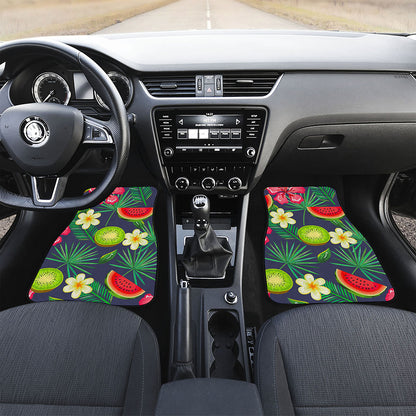 Aloha Tropical Watermelon Pattern Print Front Car Floor Mats