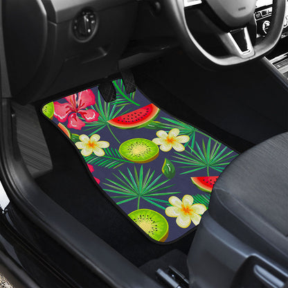 Aloha Tropical Watermelon Pattern Print Front Car Floor Mats
