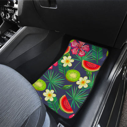 Aloha Tropical Watermelon Pattern Print Front Car Floor Mats