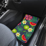 Aloha Tropical Watermelon Pattern Print Front Car Floor Mats
