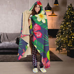 Aloha Tropical Watermelon Pattern Print Hooded Blanket