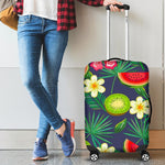 Aloha Tropical Watermelon Pattern Print Luggage Cover GearFrost