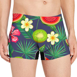 Aloha Tropical Watermelon Pattern Print Men's Boxer Briefs