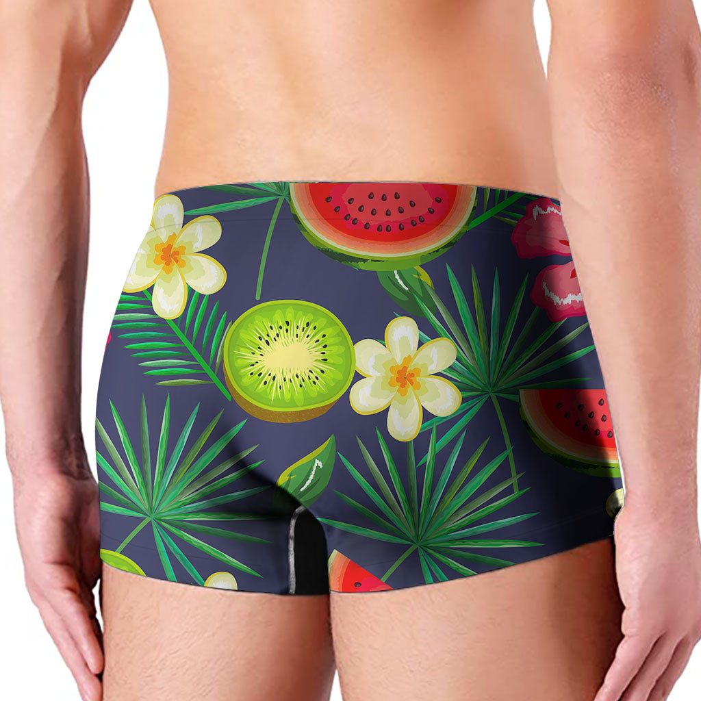 Aloha Tropical Watermelon Pattern Print Men's Boxer Briefs