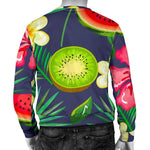 Aloha Tropical Watermelon Pattern Print Men's Crewneck Sweatshirt GearFrost