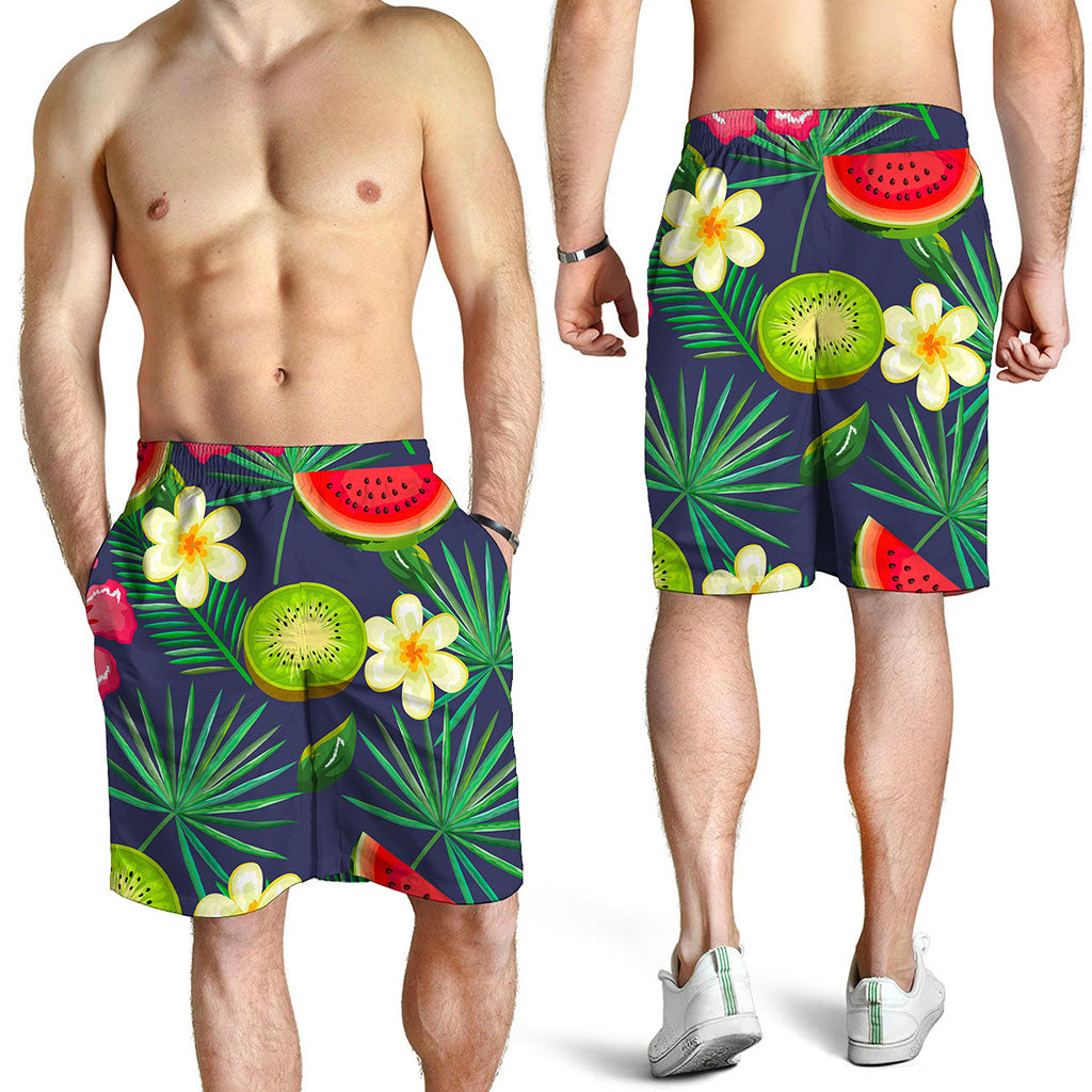 Aloha Tropical Watermelon Pattern Print Men's Shorts