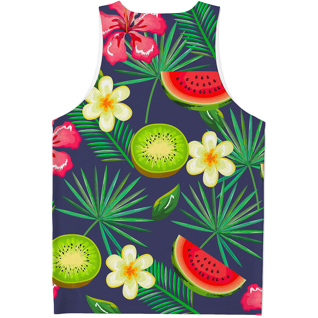Aloha Tropical Watermelon Pattern Print Men's Tank Top