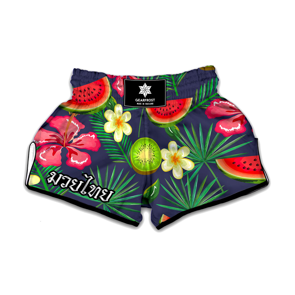 Aloha Tropical Watermelon Pattern Print Muay Thai Boxing Shorts