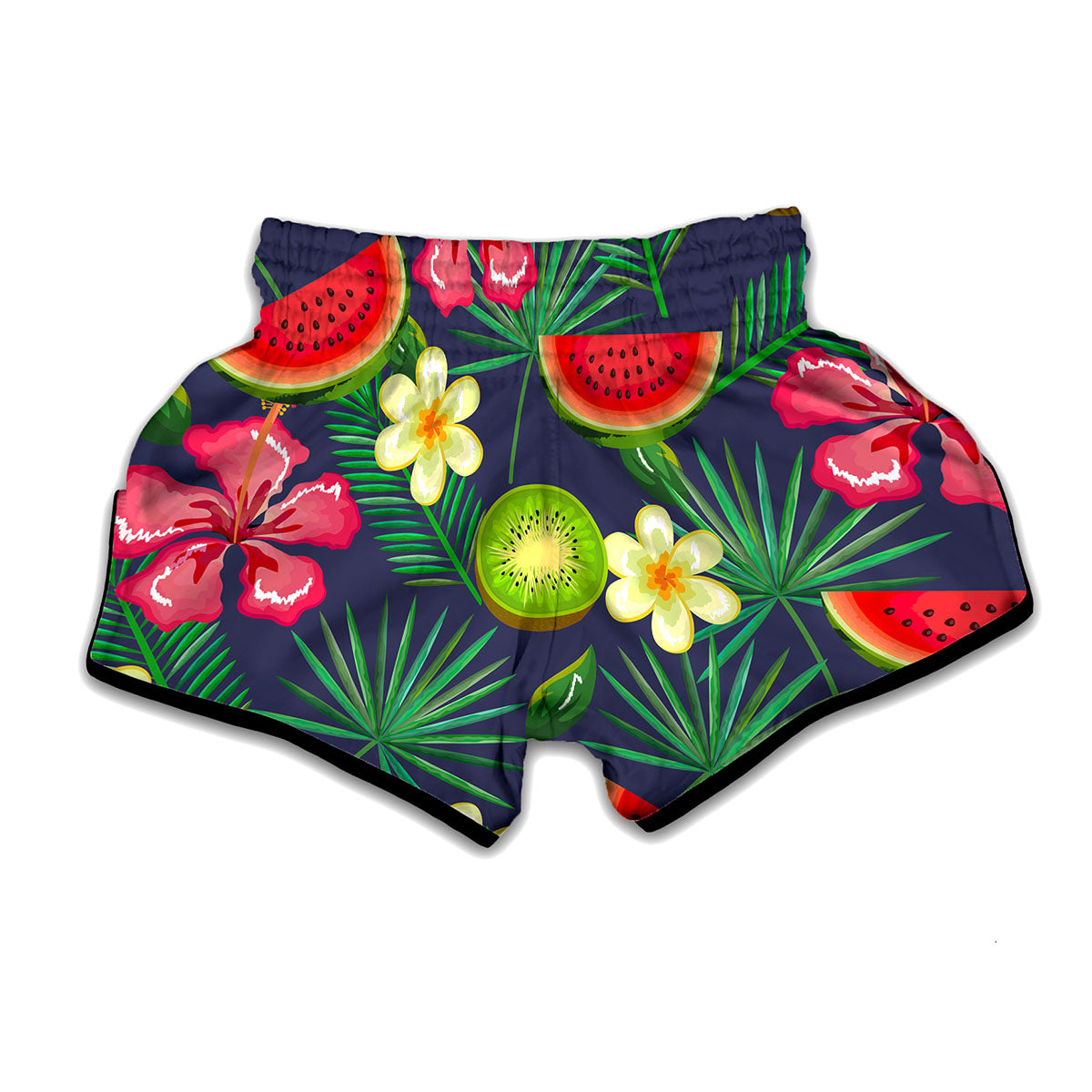 Aloha Tropical Watermelon Pattern Print Muay Thai Boxing Shorts