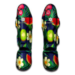 Aloha Tropical Watermelon Pattern Print Muay Thai Shin Guard