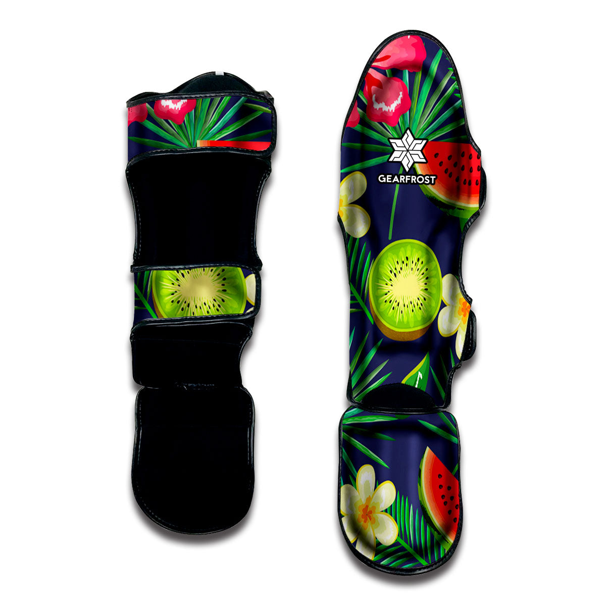 Aloha Tropical Watermelon Pattern Print Muay Thai Shin Guard