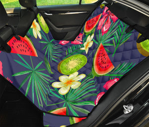 Aloha Tropical Watermelon Pattern Print Pet Car Back Seat Cover