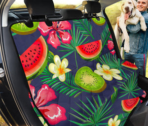 Aloha Tropical Watermelon Pattern Print Pet Car Back Seat Cover