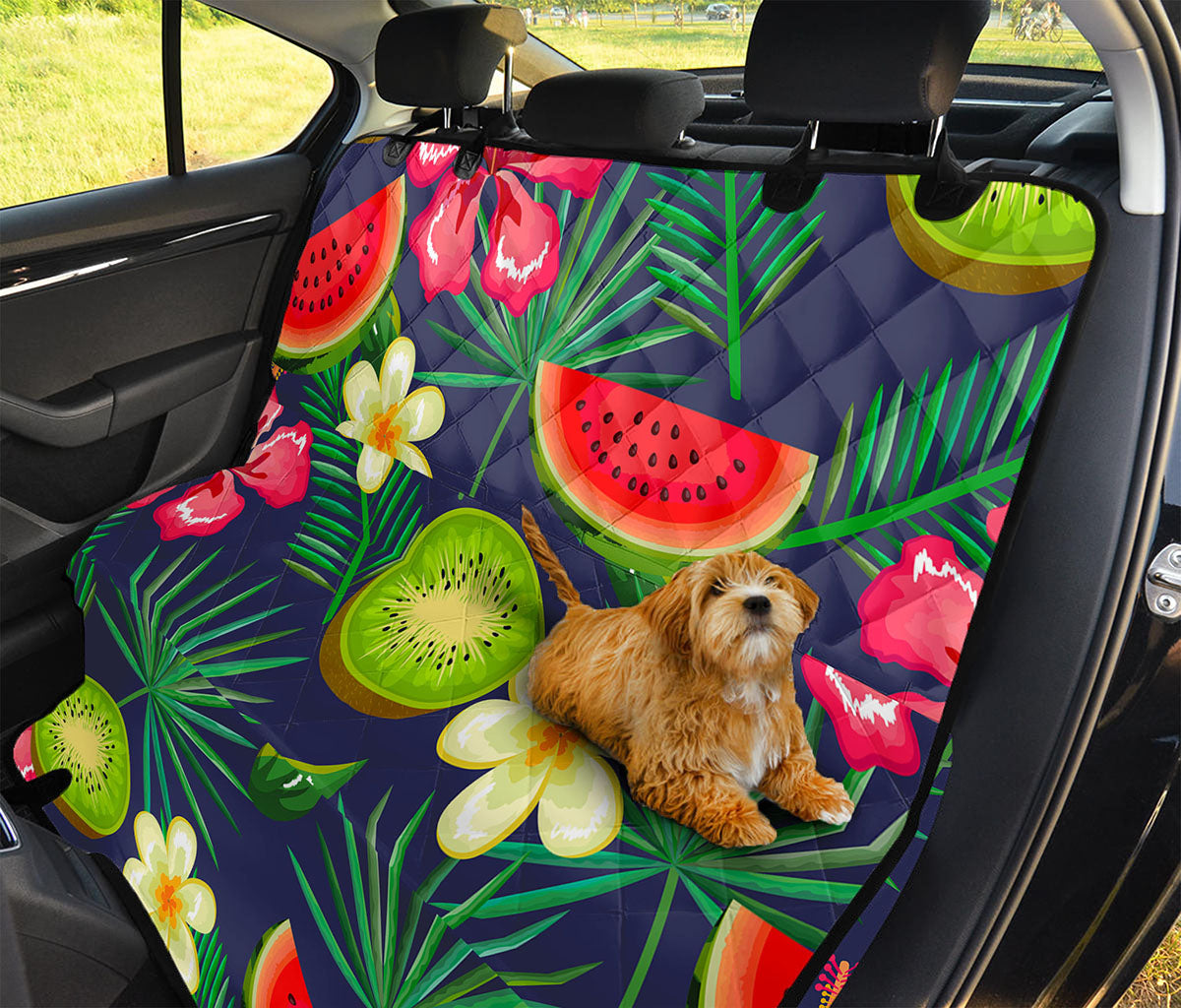 Aloha Tropical Watermelon Pattern Print Pet Car Back Seat Cover