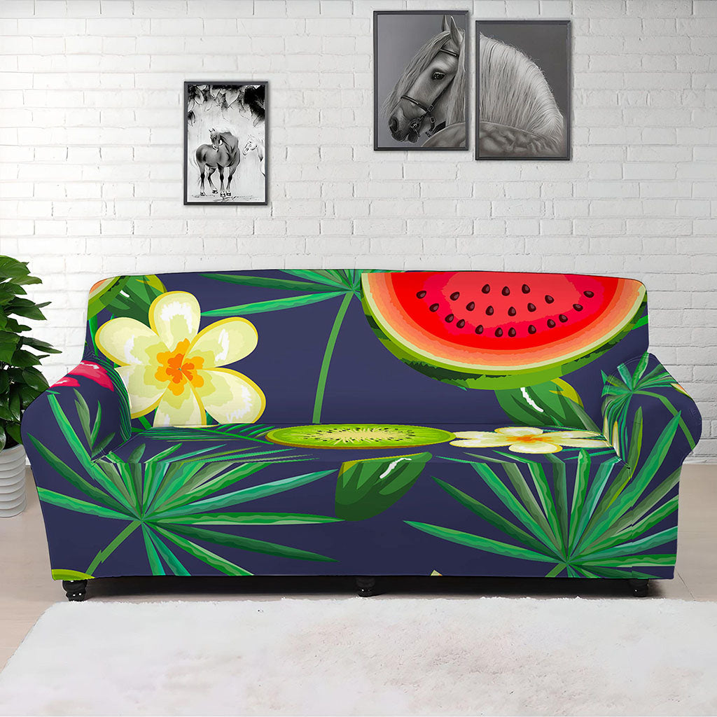 Aloha Tropical Watermelon Pattern Print Sofa Cover