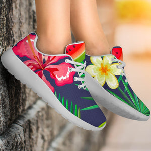 Aloha Tropical Watermelon Pattern Print Sport Shoes GearFrost