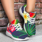 Aloha Tropical Watermelon Pattern Print Sport Shoes GearFrost