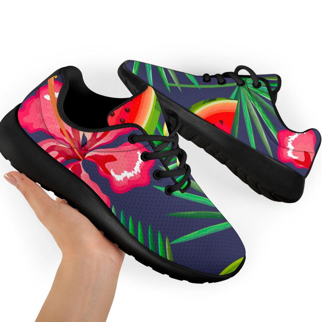 Aloha Tropical Watermelon Pattern Print Sport Shoes GearFrost