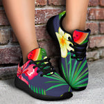 Aloha Tropical Watermelon Pattern Print Sport Shoes GearFrost