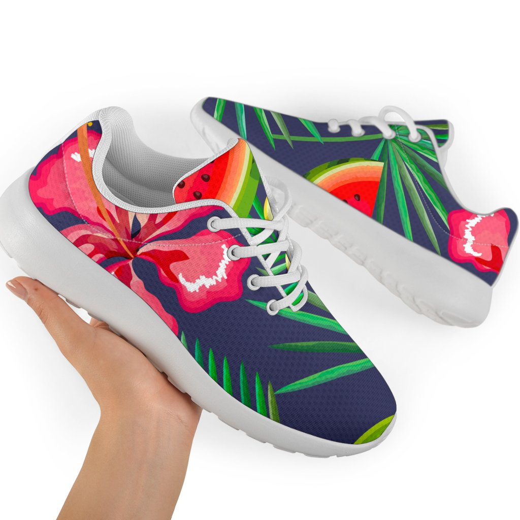 Aloha Tropical Watermelon Pattern Print Sport Shoes GearFrost