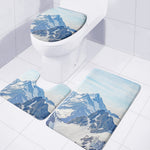 Alps Mountain Print 3 Piece Bath Mat Set