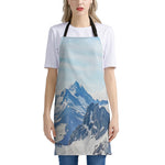 Alps Mountain Print Apron