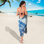 Alps Mountain Print Beach Sarong Wrap