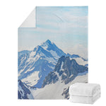 Alps Mountain Print Blanket