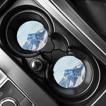 Alps Mountain Print Car Coasters
