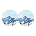 Alps Mountain Print Car Coasters