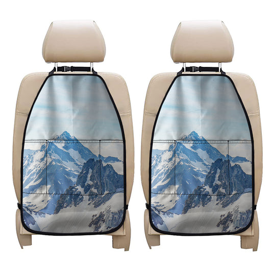 Alps Mountain Print Car Seat Organizers
