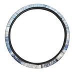 Alps Mountain Print Car Steering Wheel Cover