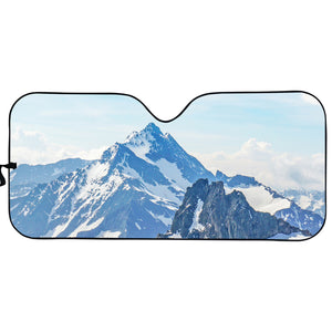 Alps Mountain Print Car Sun Shade