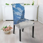 Alps Mountain Print Dining Chair Slipcover