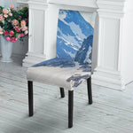 Alps Mountain Print Dining Chair Slipcover