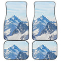 Alps Mountain Print Front and Back Car Floor Mats
