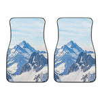 Alps Mountain Print Front Car Floor Mats
