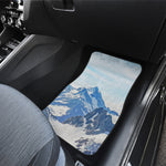 Alps Mountain Print Front Car Floor Mats