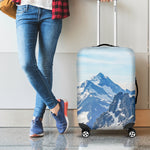 Alps Mountain Print Luggage Cover