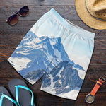 Alps Mountain Print Men's Shorts