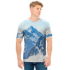 Alps Mountain Print Men's T-Shirt
