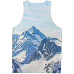 Alps Mountain Print Men's Tank Top