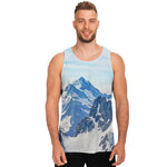 Alps Mountain Print Men's Tank Top