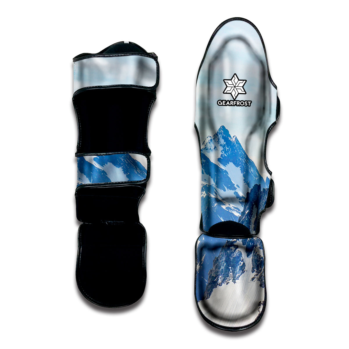 Alps Mountain Print Muay Thai Shin Guard