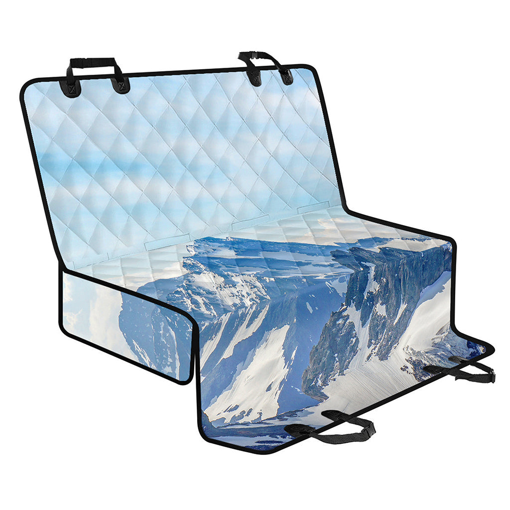 Alps Mountain Print Pet Car Back Seat Cover