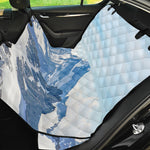 Alps Mountain Print Pet Car Back Seat Cover