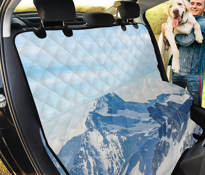 Alps Mountain Print Pet Car Back Seat Cover